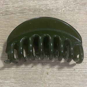 Dark Green Hair Claw Clip